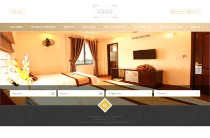 Mẫu thiết kế website khách sạn