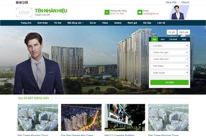 Thiết kế website bất động sản 02