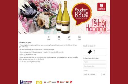 Thiết kế website landing page - Mẫu phiếu quà tặng