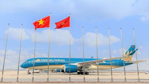 Vietnam Airlines thực hiện ngày bay cao điểm nhất phục vụ đại biểu tham dự Đại hội Đảng
