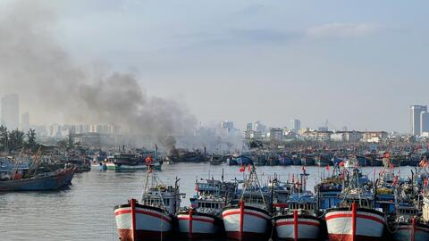 Đà Nẵng: 3 tàu cá bị cháy liên hoàn, thiệt hại khoảng 14 tỷ đồng