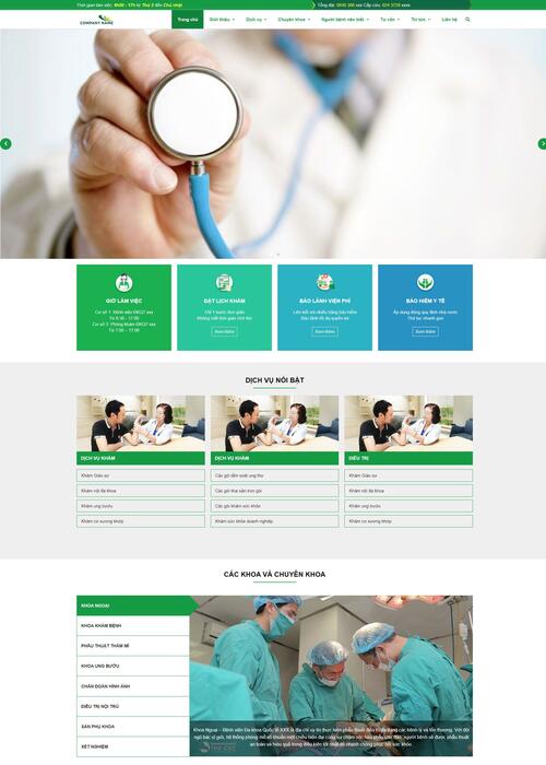 Thiết kế website bệnh viện 45