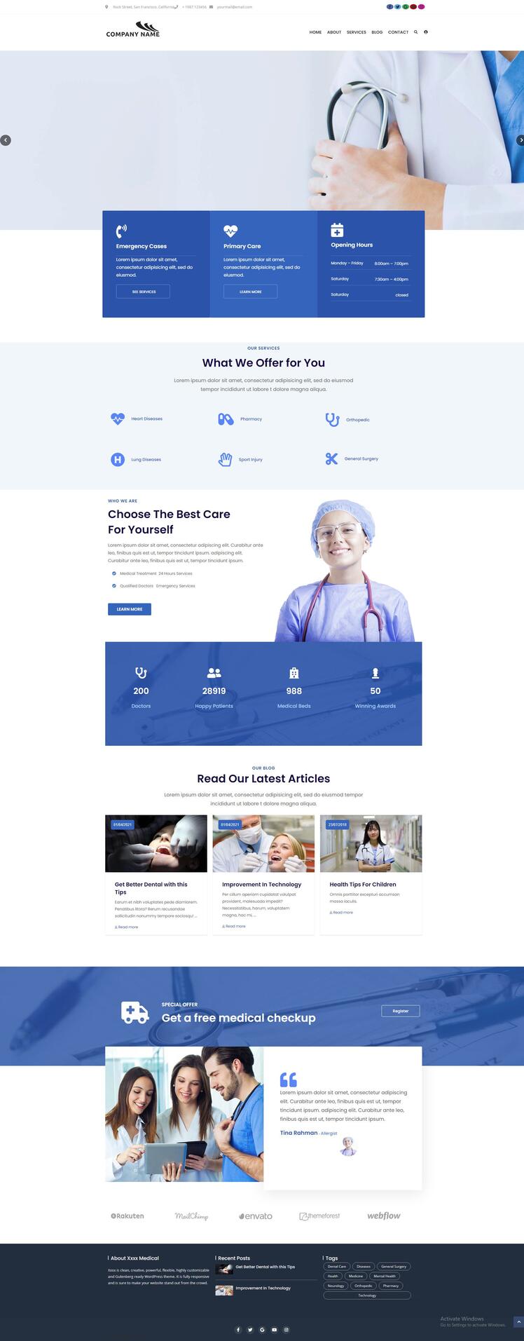 Thiết kế website bệnh viện 34
