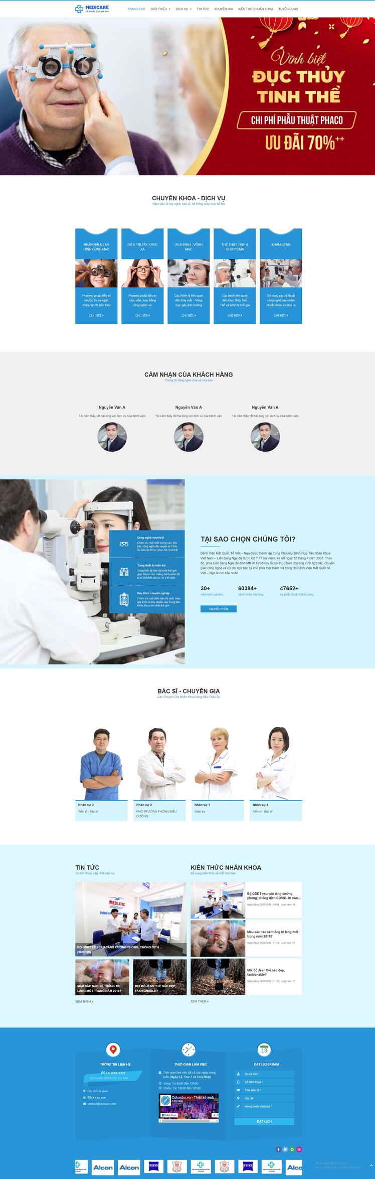 Thiết kế website bệnh viện 48
