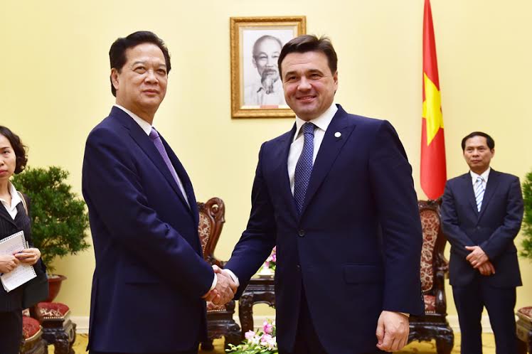 Thống đốc tỉnh Moscow, Andrei Vorobyov, sang thăm làm việc tại Việt Nam lần này để trao đổi về việc thành lập khu công nghiệp của Việt Nam tại tỉnh Moscow