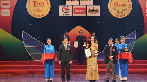 King Coffee đạt Top 20 Nhãn hiệu hàng đầu Việt Nam – Sản phẩm, Dịch vụ vàng Việt Nam năm 2020