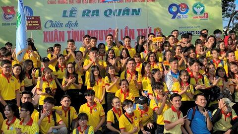 TP HCM: 50.000 lượt sinh viên tham gia "Xuân tình nguyện"