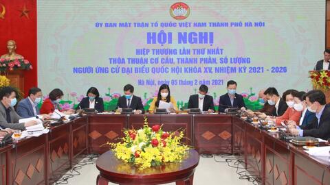 Hà Nội: Hiệp thương lần thứ nhất về thành phần, số lượng người ứng cử đại biểu Quốc hội và HĐND các cấp