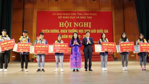 Ngành Giáo dục Vĩnh Phúc gặt hái nhiều “trái ngọt”