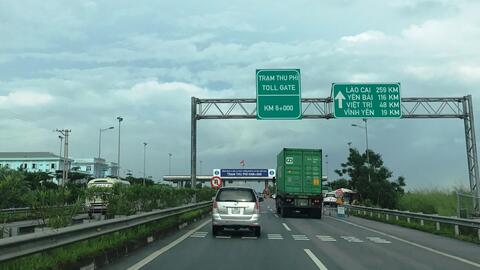 Phạt nguội gần 600 phương tiện vi phạm trên cao tốc Nội Bài-Lào Cai