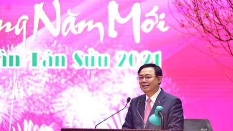Bí thư Thành ủy Hà Nội Vương Đình Huệ: Quyết tâm giành thắng lợi lớn trong năm 2021