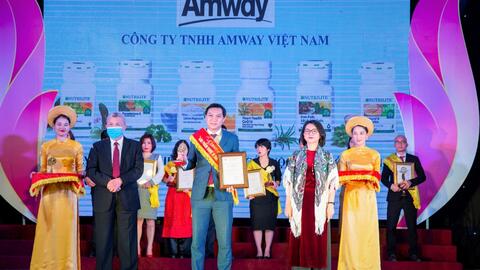 Amway Việt Nam lần thứ tám nhận giải thưởng “Sản phẩm vàng vì sức khoẻ cộng đồng”