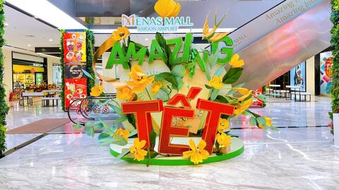 Amazing Tết - đón năm mới diệu kỳ tại Menas Mall Saigon Airport