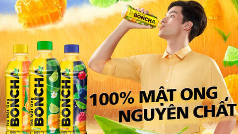 Trà mật ong BONCHA vị tắc: Vị ngon sáng tạo, thanh mát cuộn trào