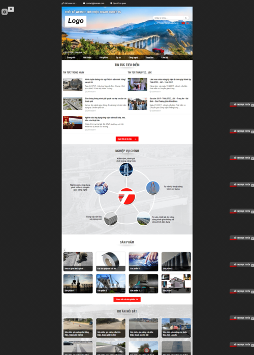Thiết kế website giới thiệu doanh nghiệp 05