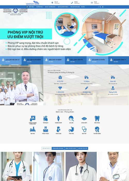 Thiết kế website bệnh viện 47