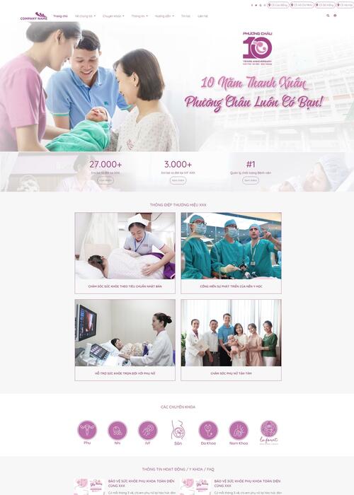 Thiết kế website bệnh viện 50