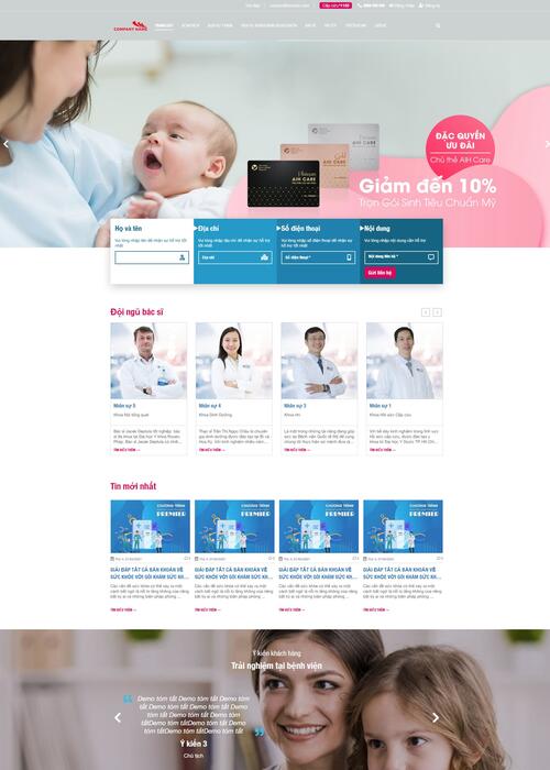 Thiết kế website bệnh viện 51