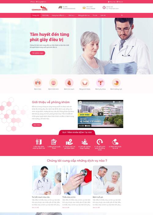 Thiết kế website bệnh viện 53