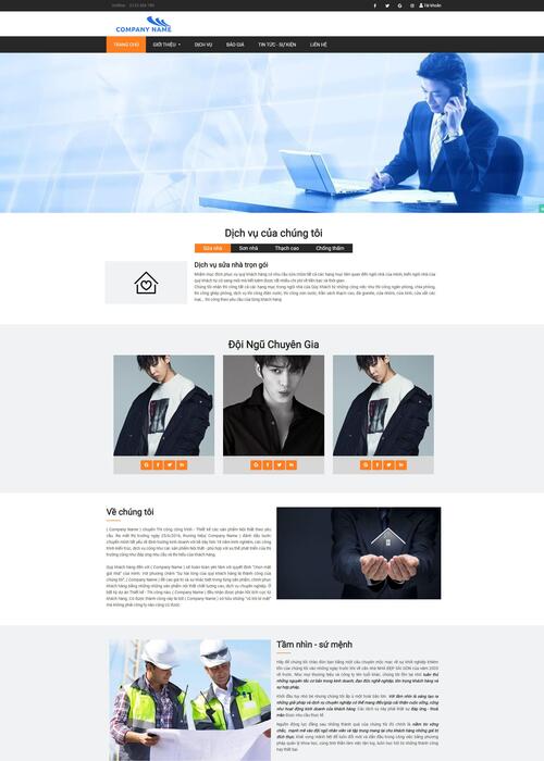 Thiết kế website giới thiệu doanh nghiệp 24