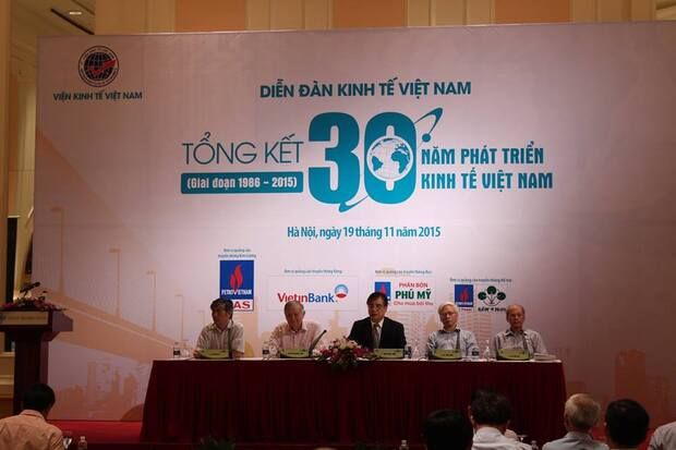 Diễn đàn kinh tế Việt Nam tổng kết 30 năm phát triển kinh tế Việt Nam (1986 - 2015)