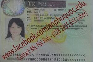 Chúc mừng bạn Thanh Ngân đã nhận visa UK