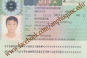 Chúc mừng Bạn Nam đã nhận visa Uk thời hạn 6 tháng