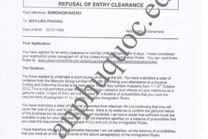 An Phú Quốc  giúp chị Phương Liên apply UK visa 6 tháng.