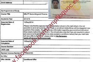 Chúc mừng bạn Phúc nhận được visa du học tại Queen Mary