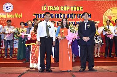 Hệ thống trường Mầm non và anh ngữ quốc tế Nam Mỹ vinh dự nhận cúp vàng thương hiệu việt uy tín năm 2016