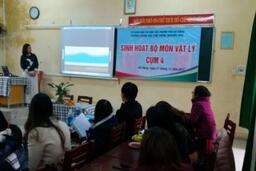 Sinh Hoạt Cụm – Tổ Vật Lý-Công Nghệ – Ngày 21 tháng 12 năm 2017