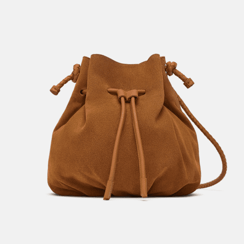 Túi bucket bằng da