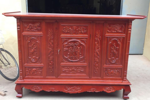 Tủ thờ gỗ Hương