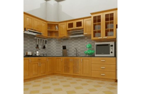 Tủ bếp cỡ vừa