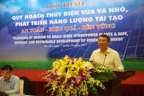 "Quy hoạch thủy điện vừa và nhỏ, phát triển năng lượng tái tạo: An toàn - Hiệu quả - Bền vững"