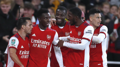 Arsenal vào tứ kết Cup Liên đoàn
