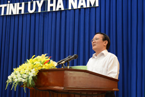 Tổng Bí thư Nguyễn Phú Trọng làm việc với Tỉnh ủy Hà Nam