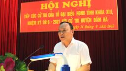 Đại biểu HĐND tỉnh tiếp xúc cử tri tại huyện Đầm Hà