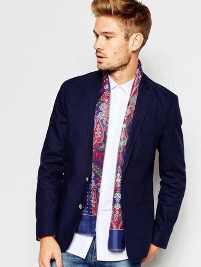 Khăn lụa bản nhỏ Ted Baker
