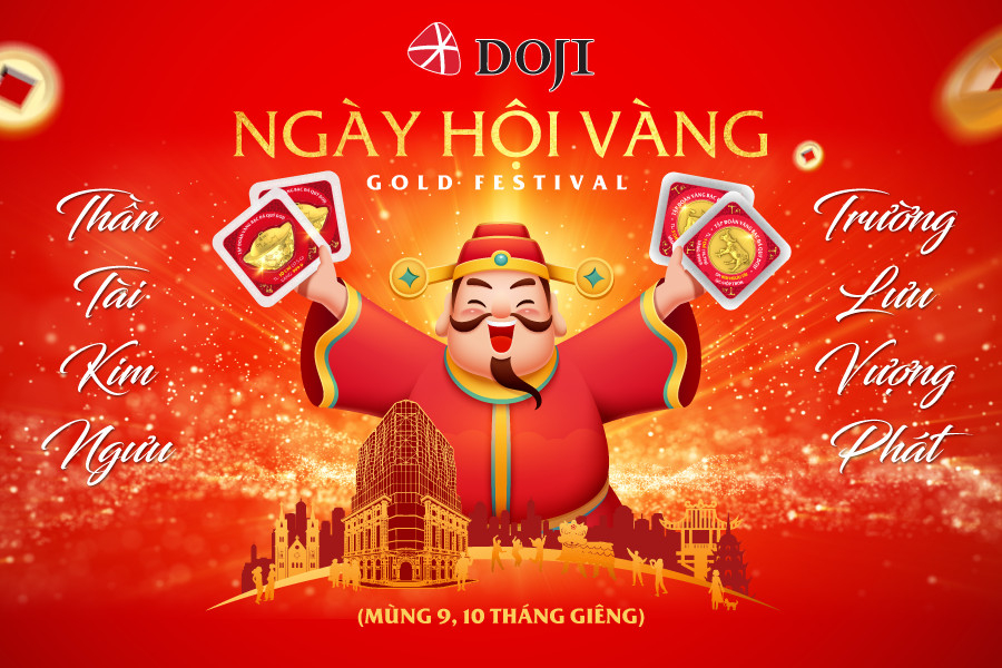 Cơ hội trúng ngay hàng chục lượng vàng trong “Ngày hội Vàng” tại DOJI Tower