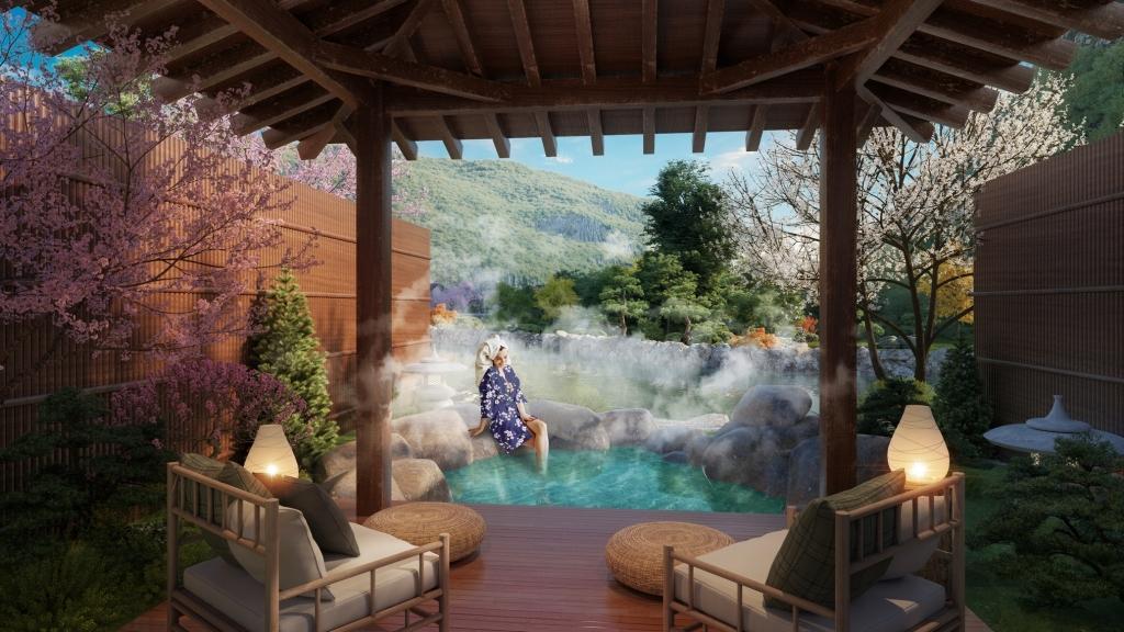 Ảnh 2 - 100_ các căn biệt thự Sun Onsen Village được dẫn trực tiếp nguồn khoáng nóng Quang Hanh quý giá vào tận nhà (4)