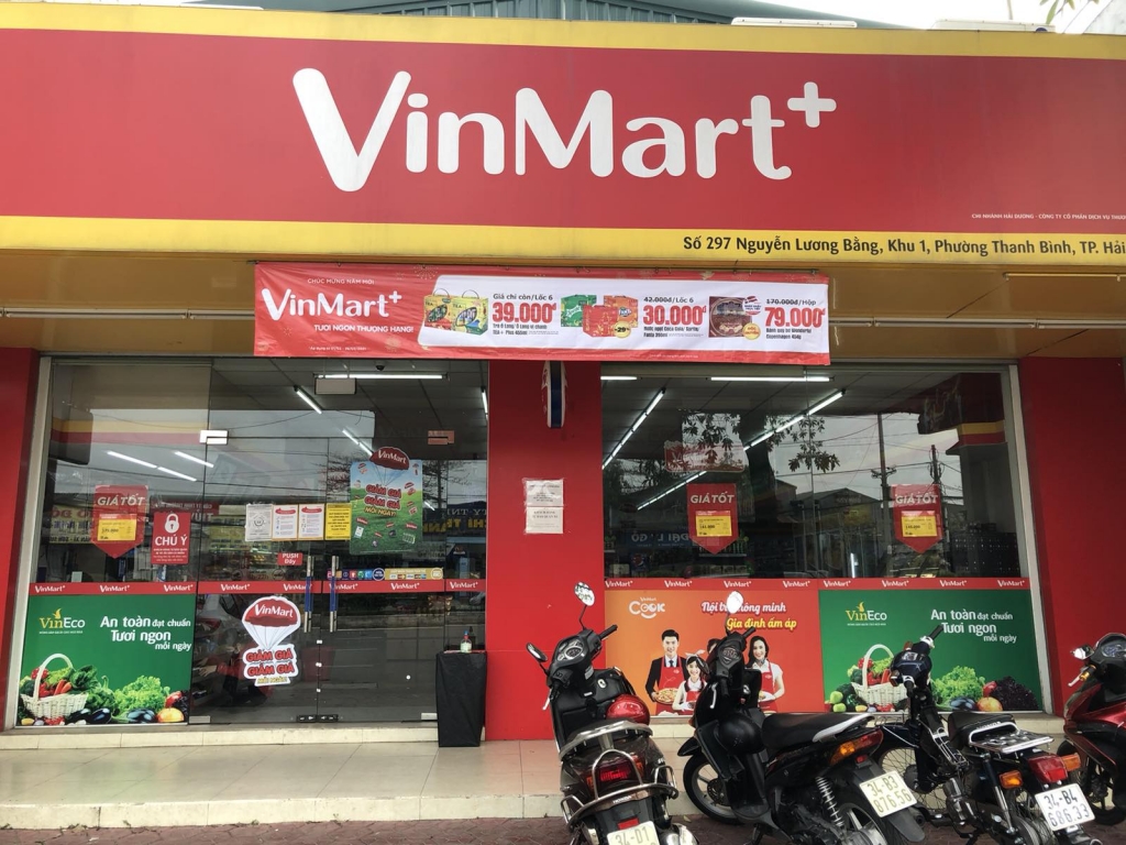 Một số hình ảnh về chuỗi hệ thốngsiêu thị và cửa hàng VinMart/VinMart+ sau tết