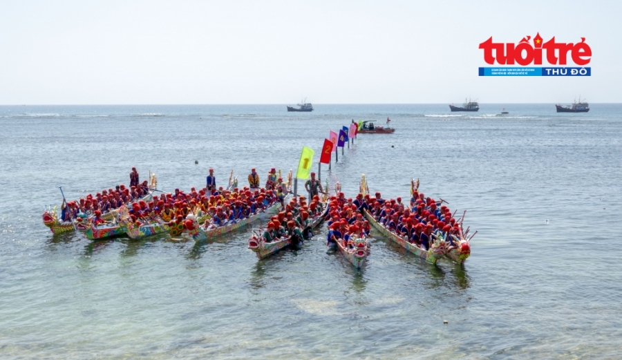 Quảng Ngãi: Đua thuyền tứ linh, nét văn hóa đặc sắc trên đảo Lý Sơn