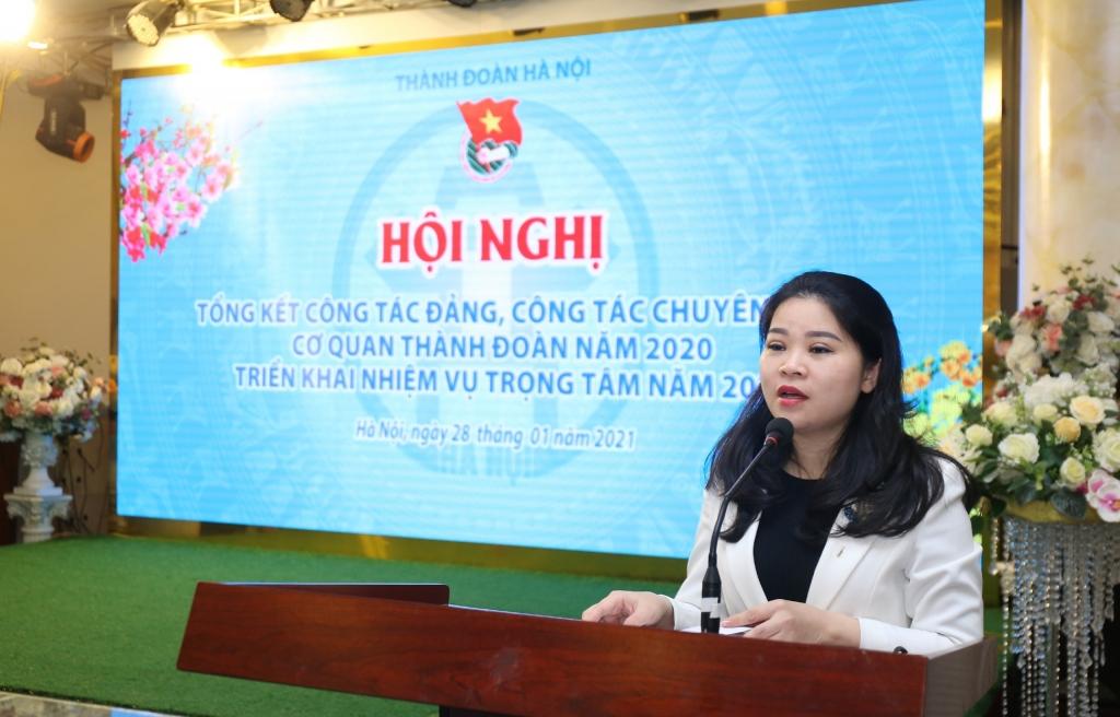 Tổng kết công tác Đảng, công tác chuyên môn cơ quan Thành đoàn Hà Nội năm 2020