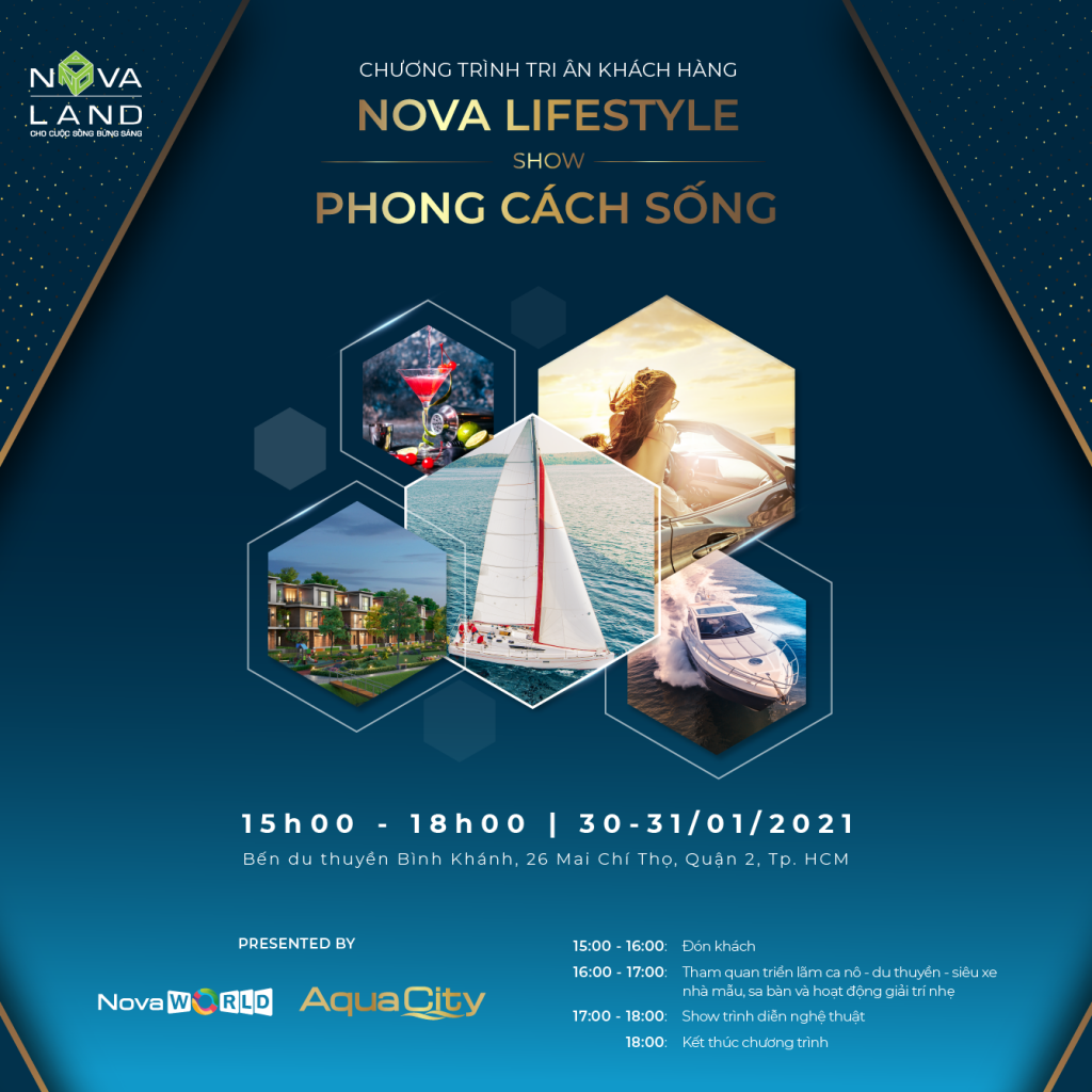 Nova Lifestyle –Show Phong Cách Sống nằm trong chuỗi hoạt động Tri ân khách hàng của Novaland