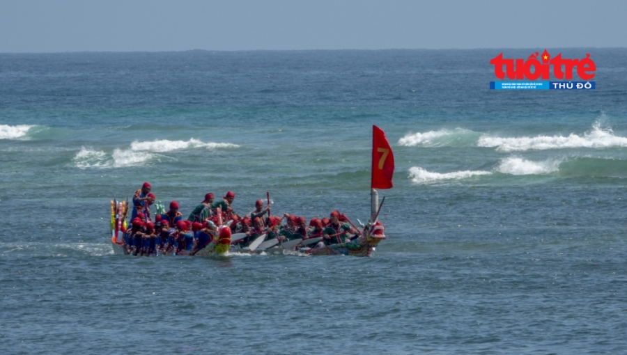 Quảng Ngãi: Đua thuyền tứ linh, nét văn hóa đặc sắc trên đảo Lý Sơn