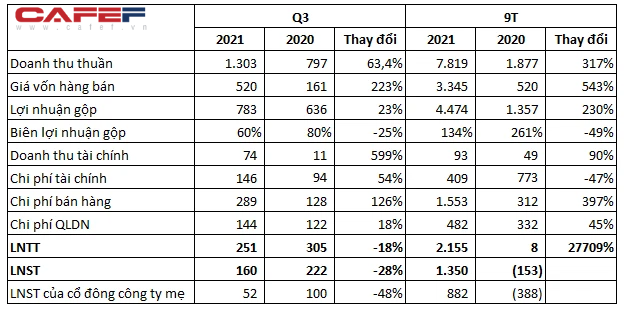 Tập đoàn Đất Xanh (DXG): Lãi ròng quý 3 giảm 48% so với cùng kỳ còn 52 tỷ đồng, 9 tháng hoàn thành 80% chỉ tiêu lợi nhuận năm - Ảnh 2.