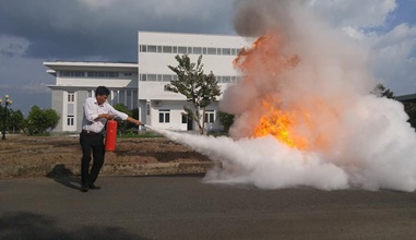 Thực hành sử dụng phương tiện PCCC